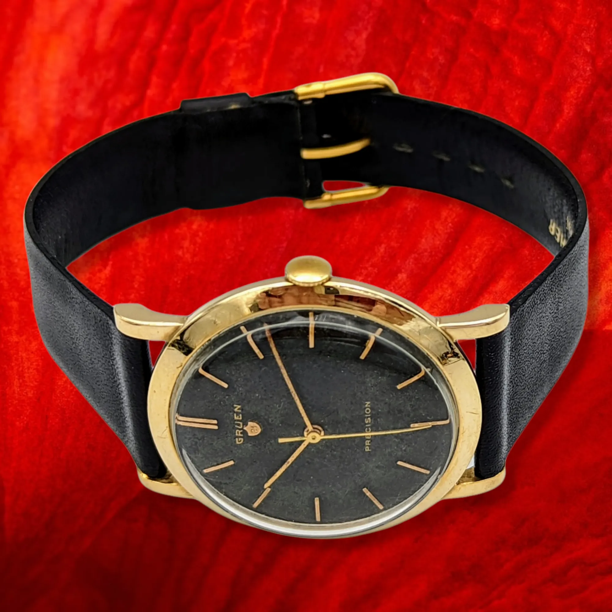 1953 GRUEN 21 Jewels Precision Watch Cal. 335 SS