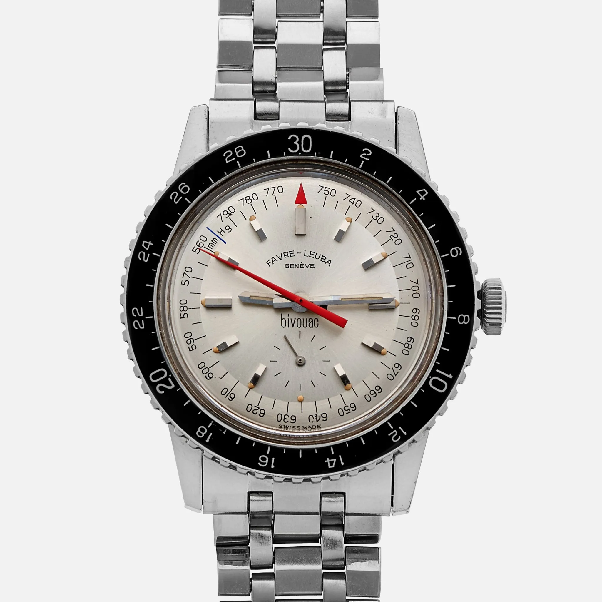 1960s Favre-Leuba Bivouac Ref. 53213 On Bracelet