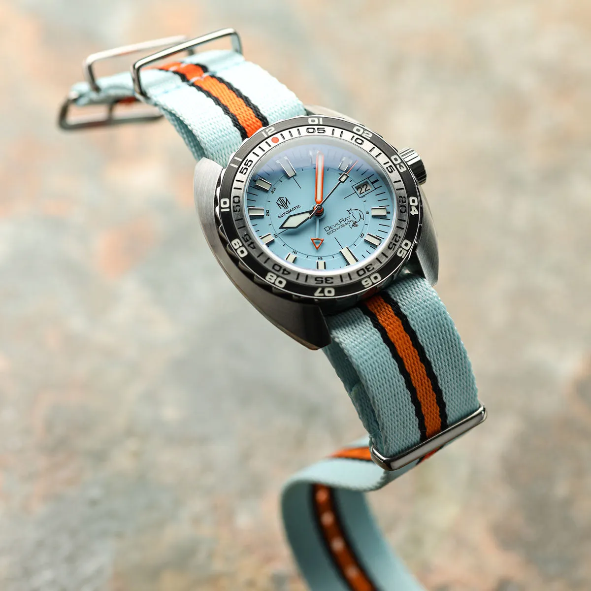 1973 British Military Watch Strap: APEX - Titanium Grey