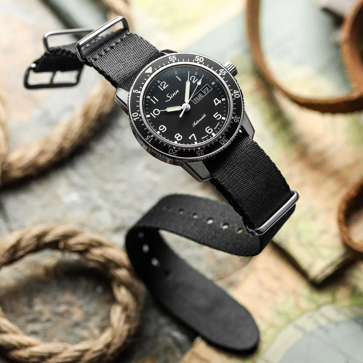 1973 British Military Watch Strap: APEX - Titanium Grey