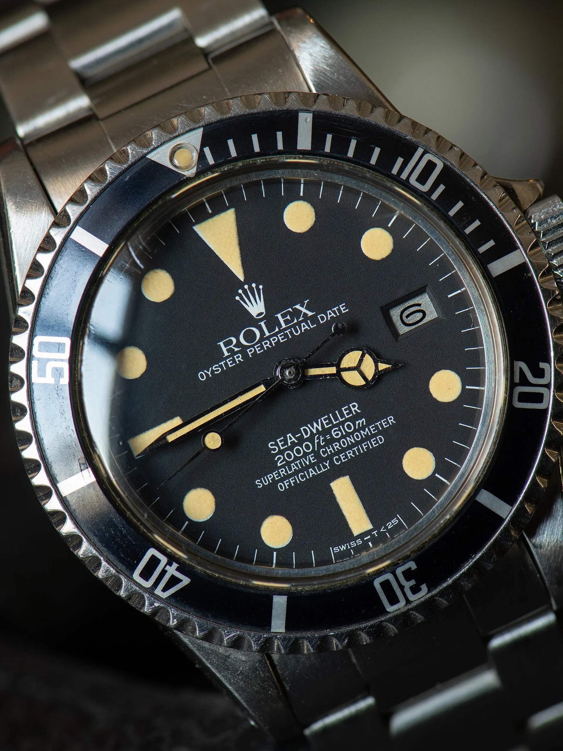 1979 Rolex Sea-Dweller "Great White" (Ref. 1665) Mk. III Dial