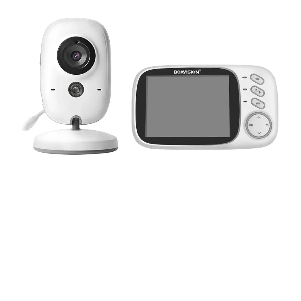 2.4G Wireless With 3.2 Inches LCD 2 Way Audio Talk Night Vision Surveillance Security Camera