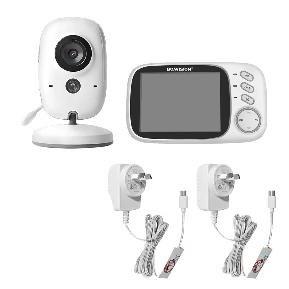 2.4G Wireless With 3.2 Inches LCD 2 Way Audio Talk Night Vision Surveillance Security Camera