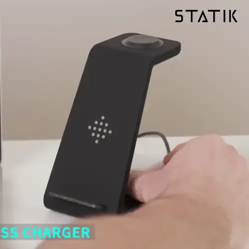 3-in-1 Wireless Charger | 10W Charging Station | Universal