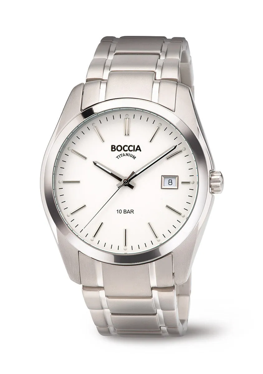 3608-03 Boccia Titanium Mens Watch