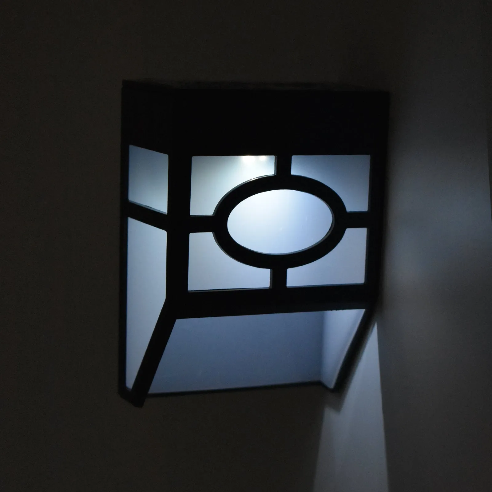 4 x Fence Lights Solar Powered LED | Waterproof | Outdoor | Garden | Patio | Wall | Pathway