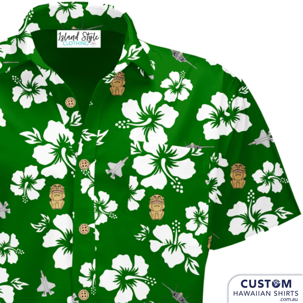77 SQD, RAAF, NSW - Custom Military Hawaiian Shirts