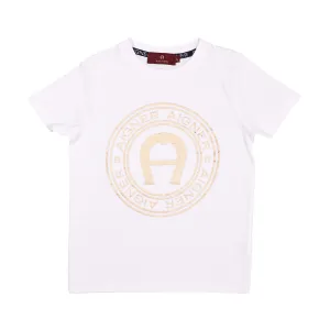 Aigner Kids Boy's Bright White T-Shirt
