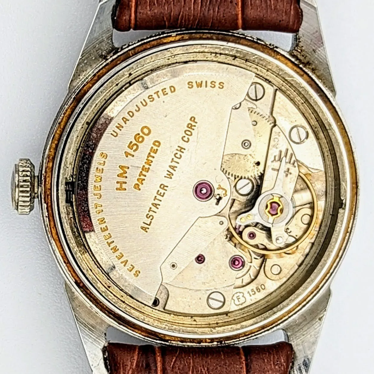 ALSTA Automatic Watch 17 Jewels Cal. HM 1560 Swiss Vintage Wristwatch
