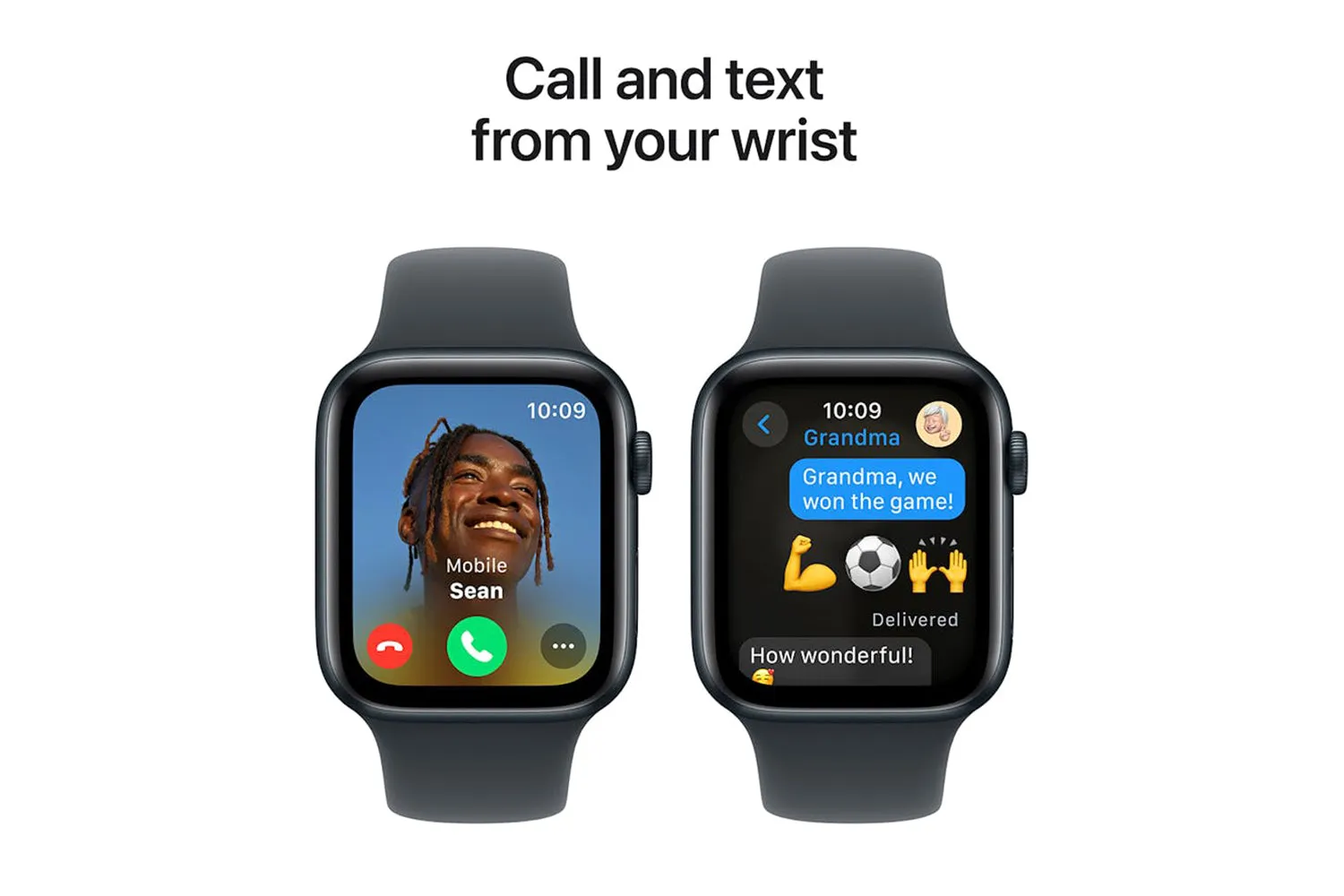 Apple Watch SE GPS | 44mm | Midnight Aluminium Case with Midnight Sport Band S/M