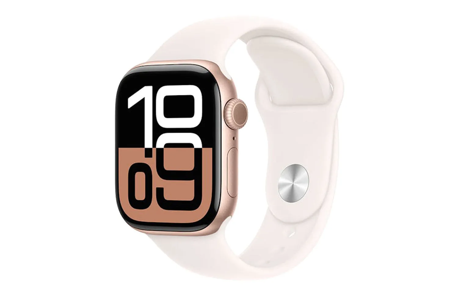 Apple Watch Series 10 | 42mm | Rose Gold Aluminium Case Light Blush Sport Band M/L