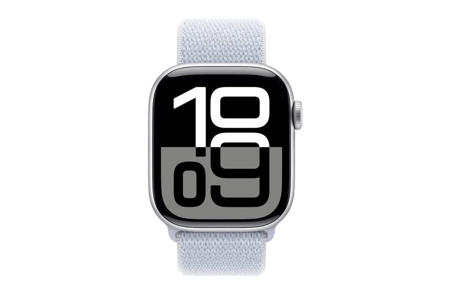 Apple Watch Series 10 GPS   Cellular | 42mm | Silver Aluminium Case with Blue Cloud Sport Loop