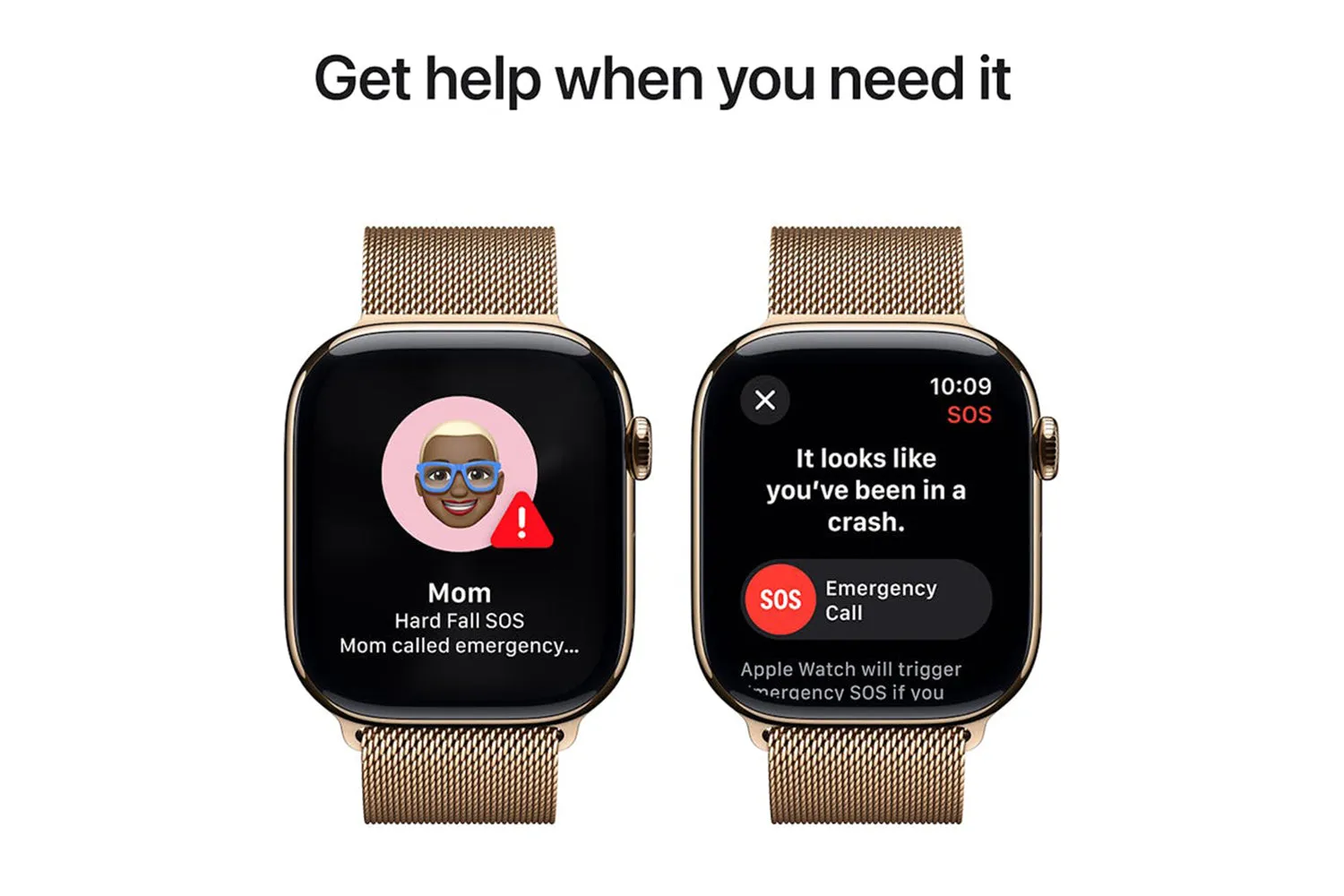 Apple Watch Series 10 GPS   Cellular | 46mm | Gold Titanium Case with Gold Milanese Loop M/L