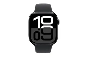 Apple Watch Series 10 GPS   Cellular | 46mm | Jet Black Aluminium Case with Black Sport Band S/M