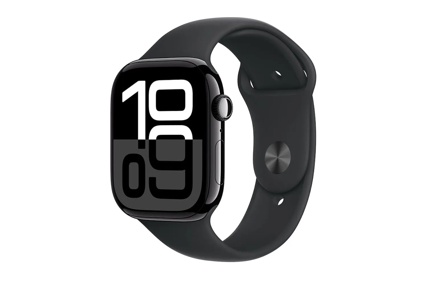 Apple Watch Series 10 GPS   Cellular | 46mm | Jet Black Aluminium Case with Black Sport Band S/M
