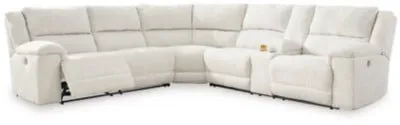 Ashley Linen Keensburg 61807S2 3-Piece Power Reclining Sectional - Velvet
