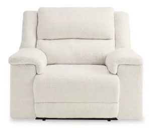 Ashley Linen Keensburg Wide Seat Power Recliner - Velvet