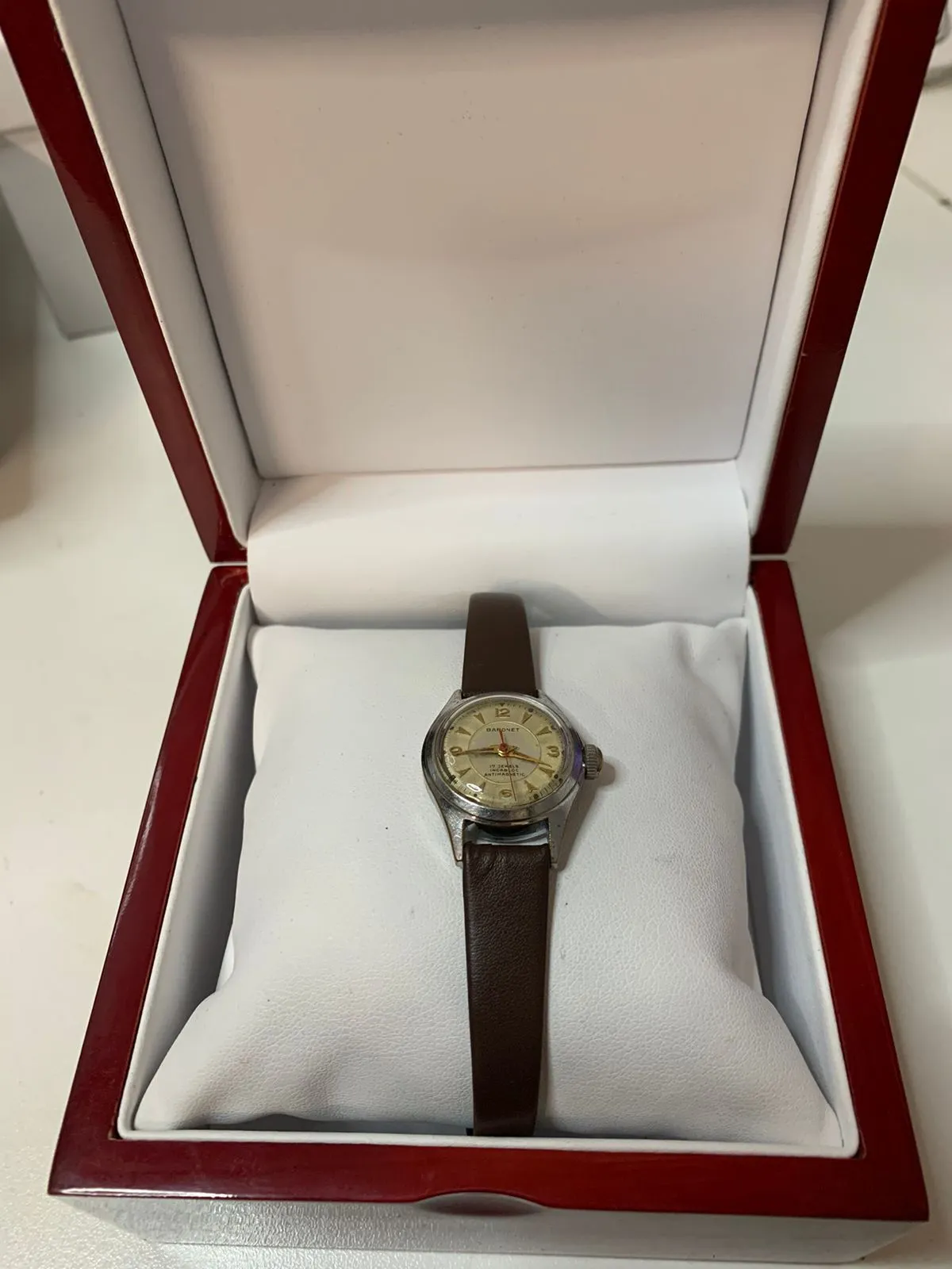 Baronet Ladies SS Watch w Two Tone Dial, Swiss Made, Waterproof - $3K APR w COA!
