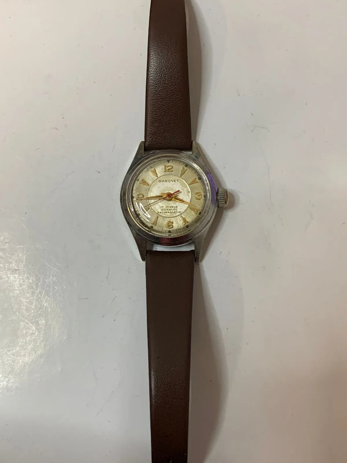 Baronet Ladies SS Watch w Two Tone Dial, Swiss Made, Waterproof - $3K APR w COA!