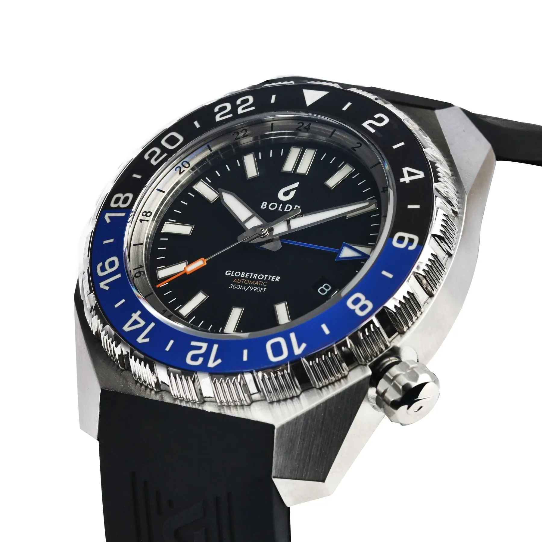 BDR Watch Globetrotter GMT Blue Black