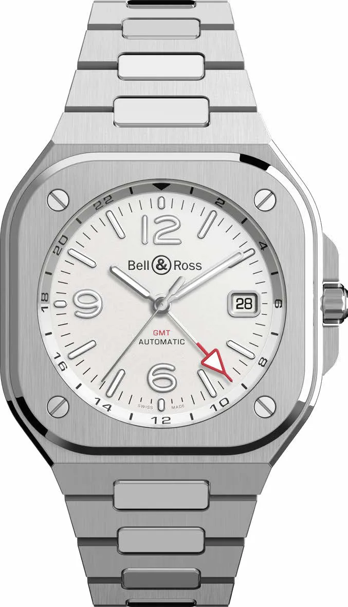 Bell & Ross BR 05 GMT White Bracelet
