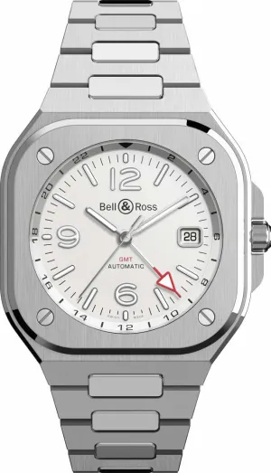 Bell & Ross BR 05 GMT White Bracelet