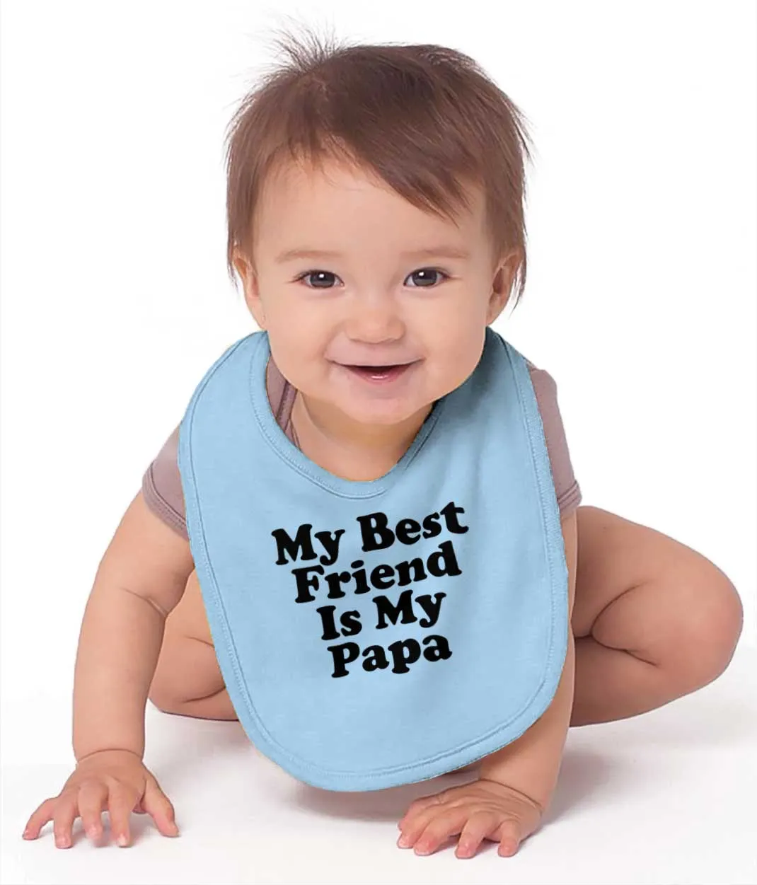 Best Friend Is Papa Infant Baby Bib