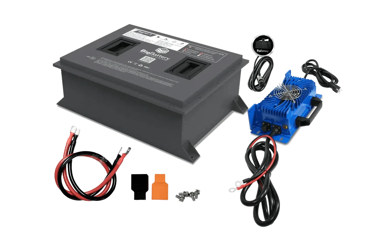BigBattery 36V RAPTOR 2 LiFePO4 Battery | 3.84kWh | Long-lasting Power for Golf Carts, RVs, Off-Grid Power