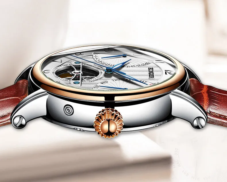 Binger Swiss Super Luxury Tourbillon Mechanical Watch Men B 1172