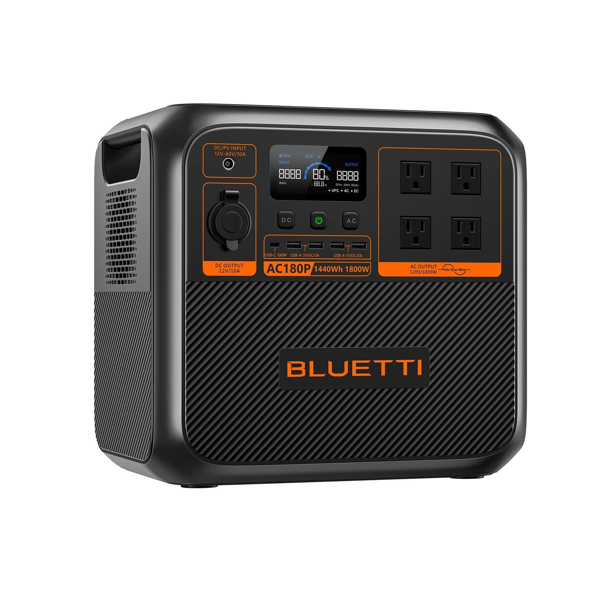 BLUETTI AC180P Portable Power Station Solar Generator