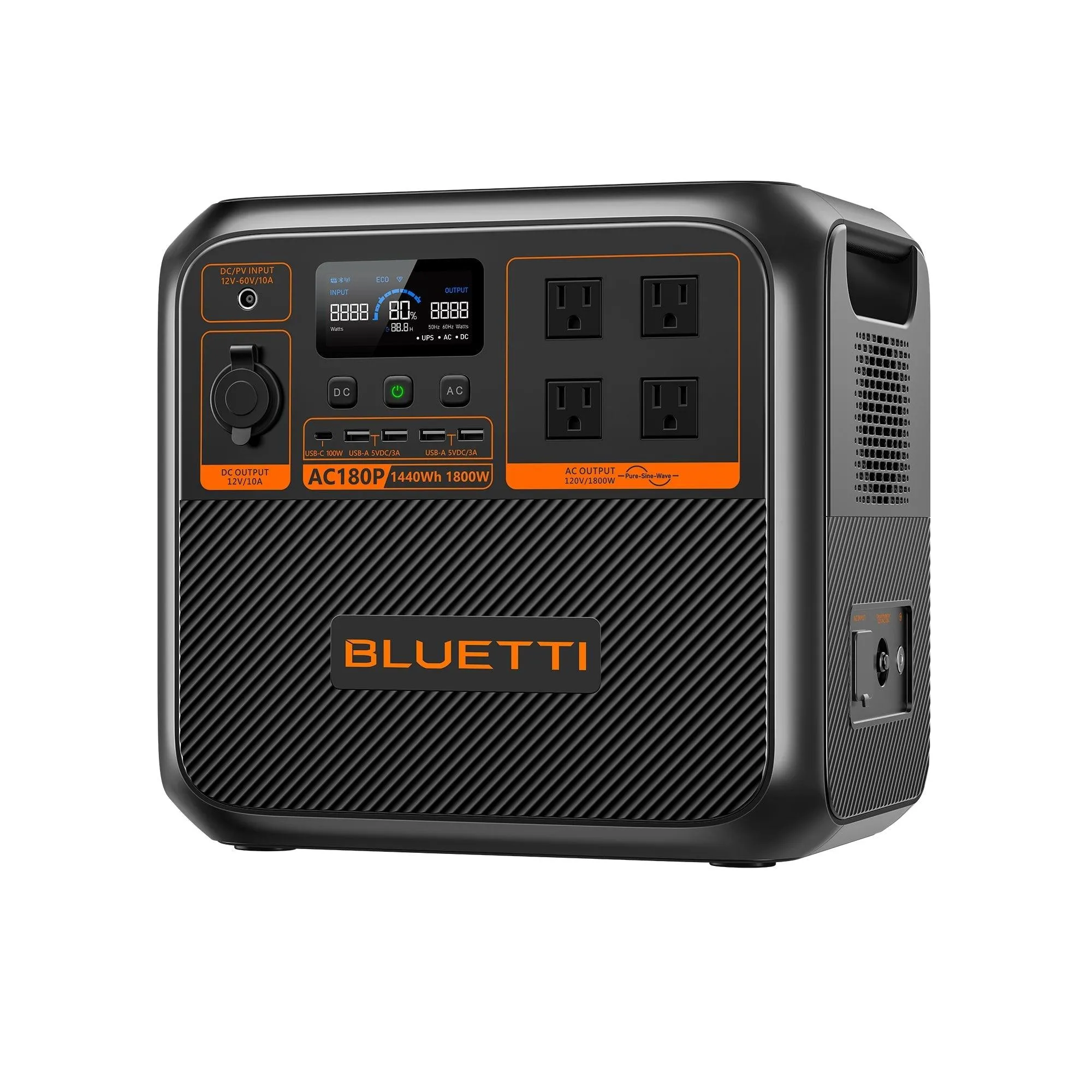 BLUETTI AC180P Portable Power Station Solar Generator