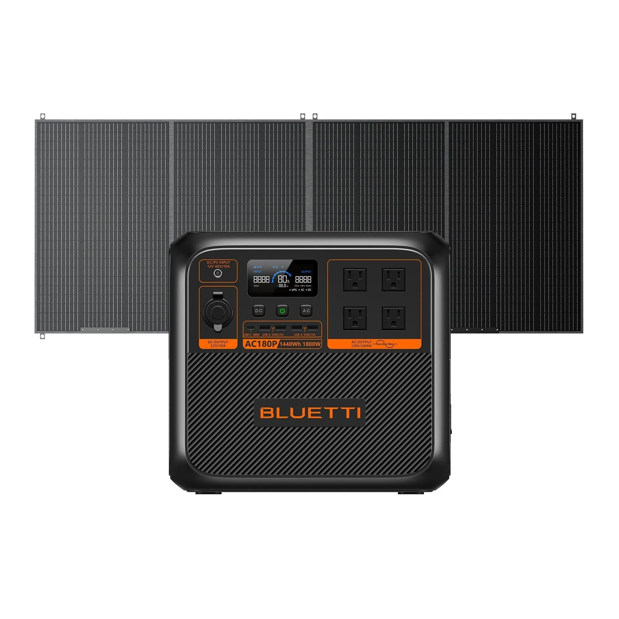 BLUETTI AC180P Portable Power Station Solar Generator
