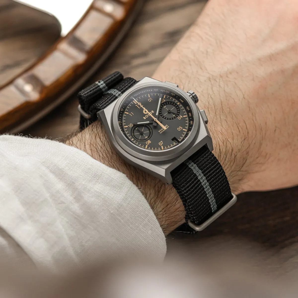 Boldr Venture Rally II Chronograph Watch - Wells 201