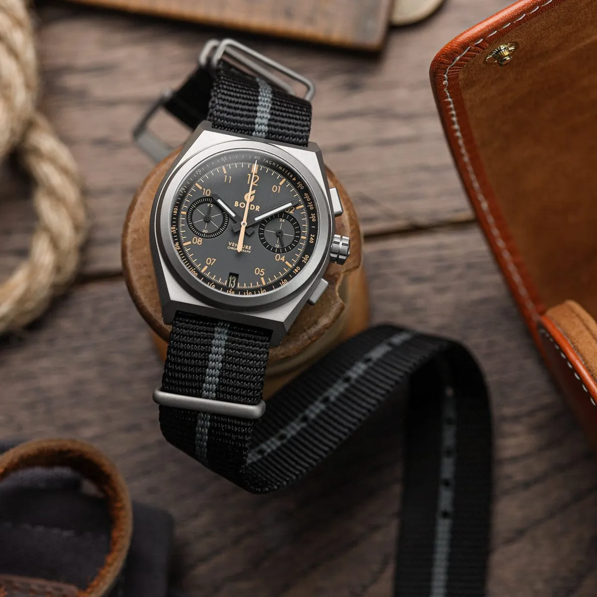 Boldr Venture Rally II Chronograph Watch - Wells 201