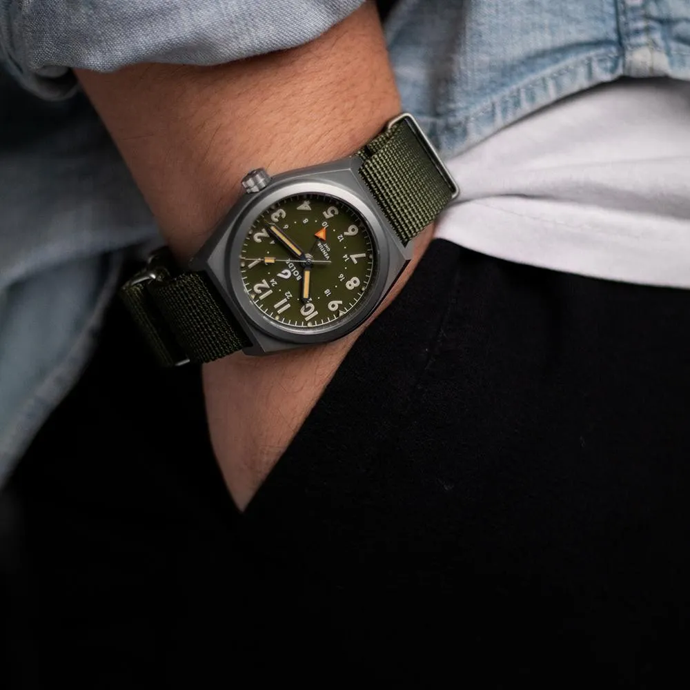 Boldr Watch Venture GMT Green