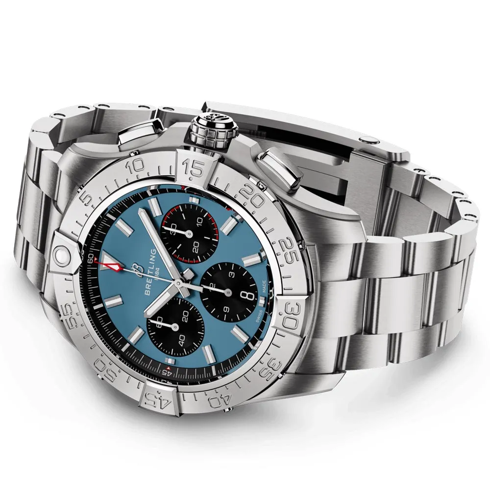 Breitling Avenger B01 Chronograph 44mm Blue Dial Automatic Gents Watch AB0147101C1A1