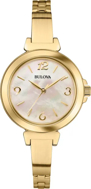 BUL Watch Dress Gold IP Bangle
