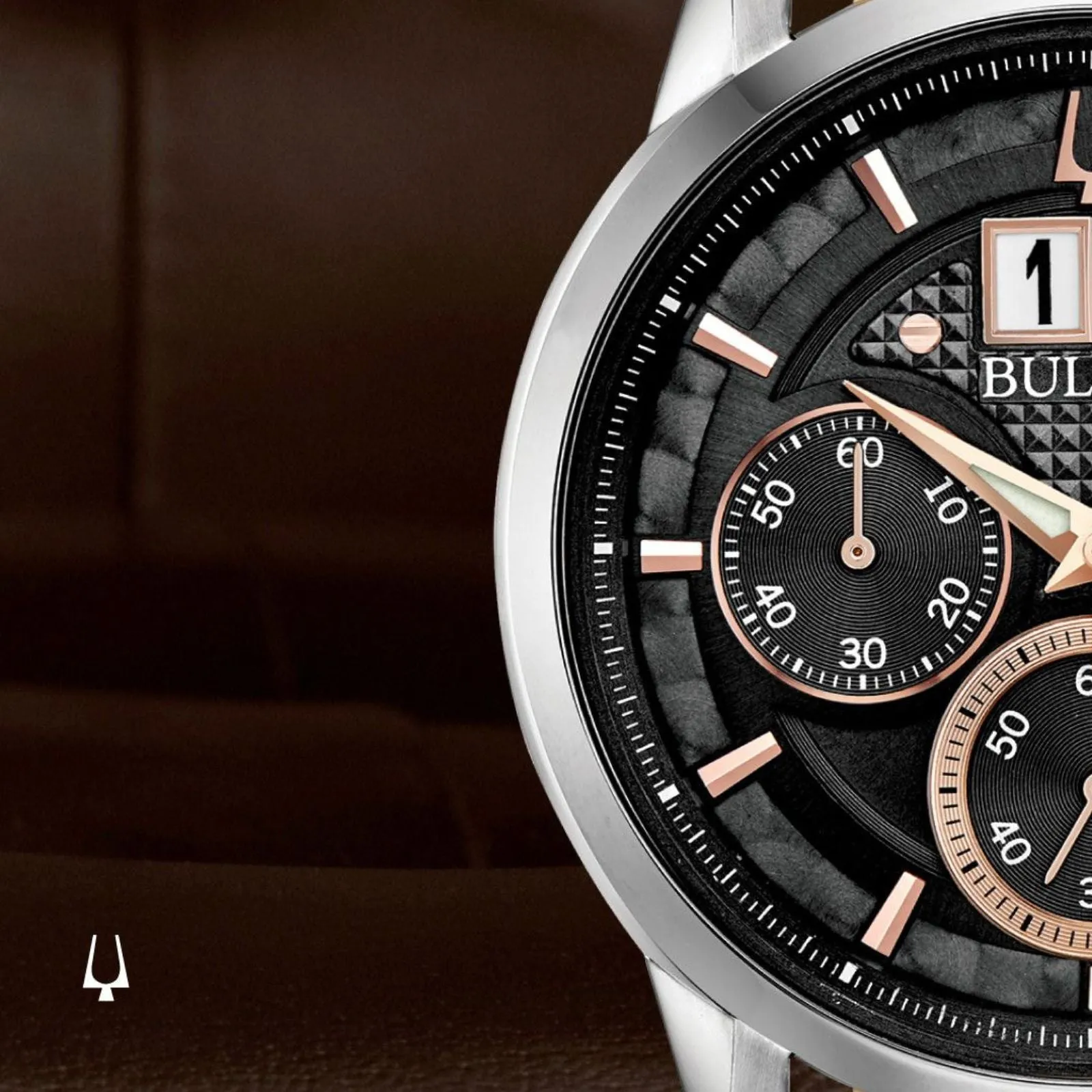 BULOVA Sutton Classic Chronograph Watch 96B311