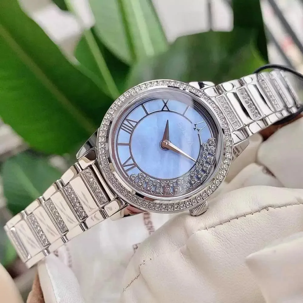 Bulova TurnStyle Ladies Mother of Pearl Watch 96L260