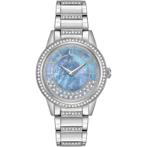 Bulova TurnStyle Ladies Mother of Pearl Watch 96L260