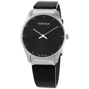 Calvin Klein Classic Quartz Black Dial Ladies Watch K4D211CY