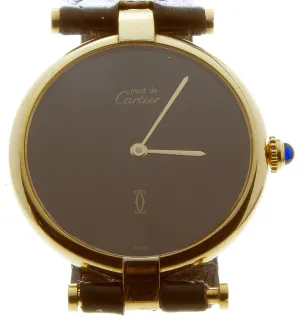 Cartier Must de Cartier Vermeil Round Watch