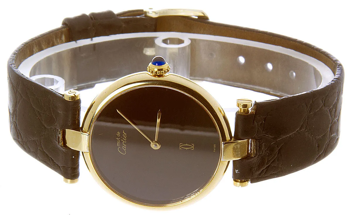 Cartier Must de Cartier Vermeil Round Watch