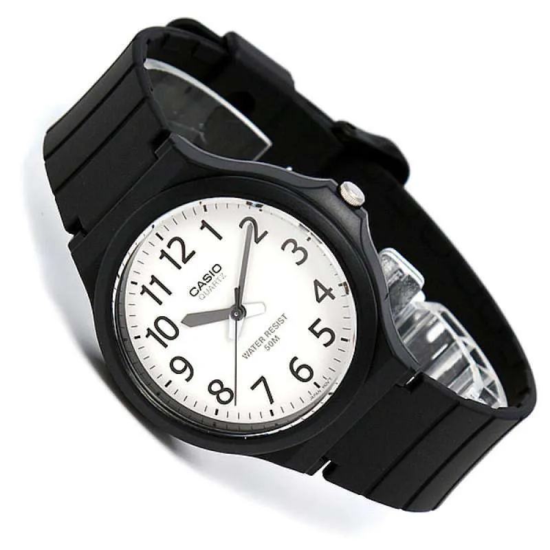 Casio Standard MW-240-7BVDF Black Resin Strap Unisex  Watch