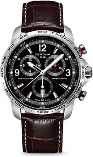 Certina Watch DS Podium Big Size Chrono 1/100 Sec Quartz