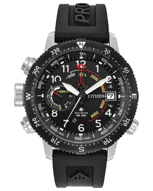 Citizen BN5058-07E ProMaster Altichron Eco-Drive Black Silicone Strap Men Watches