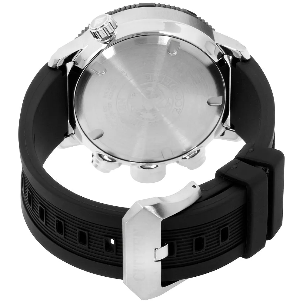 Citizen Eco-Drive Men's Promaster Altichron Rubber Band Black Dial Watch - BN5058-07E