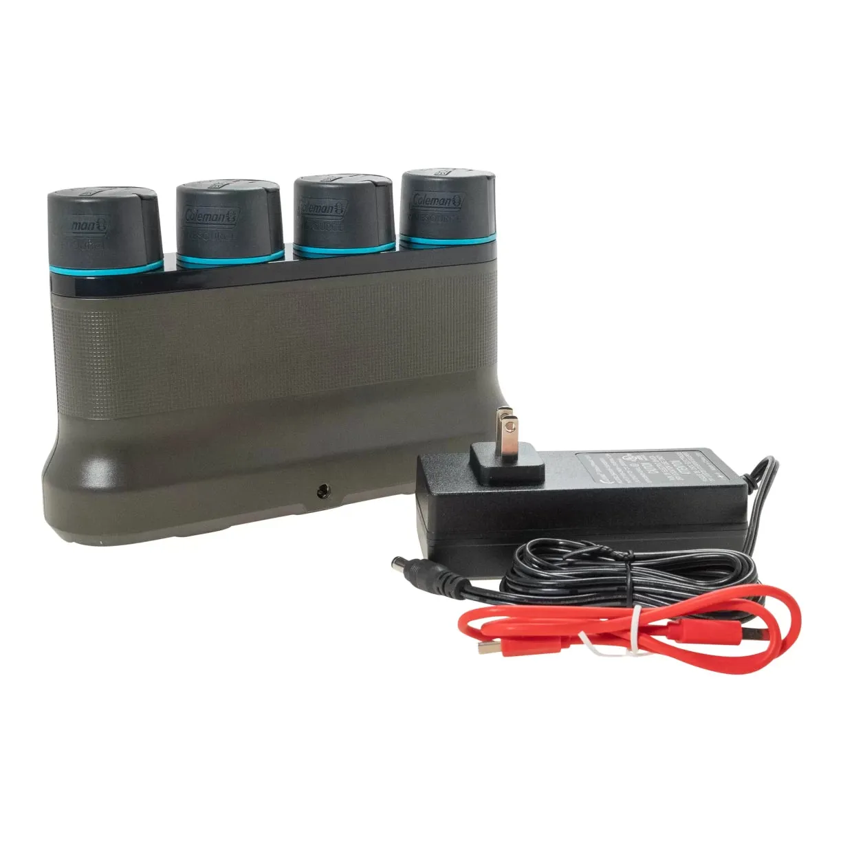 Coleman One Source 4 Port Quick Charging Station W/Batteries
