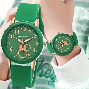 Cute Candy Color Silicone Quartz Watch
