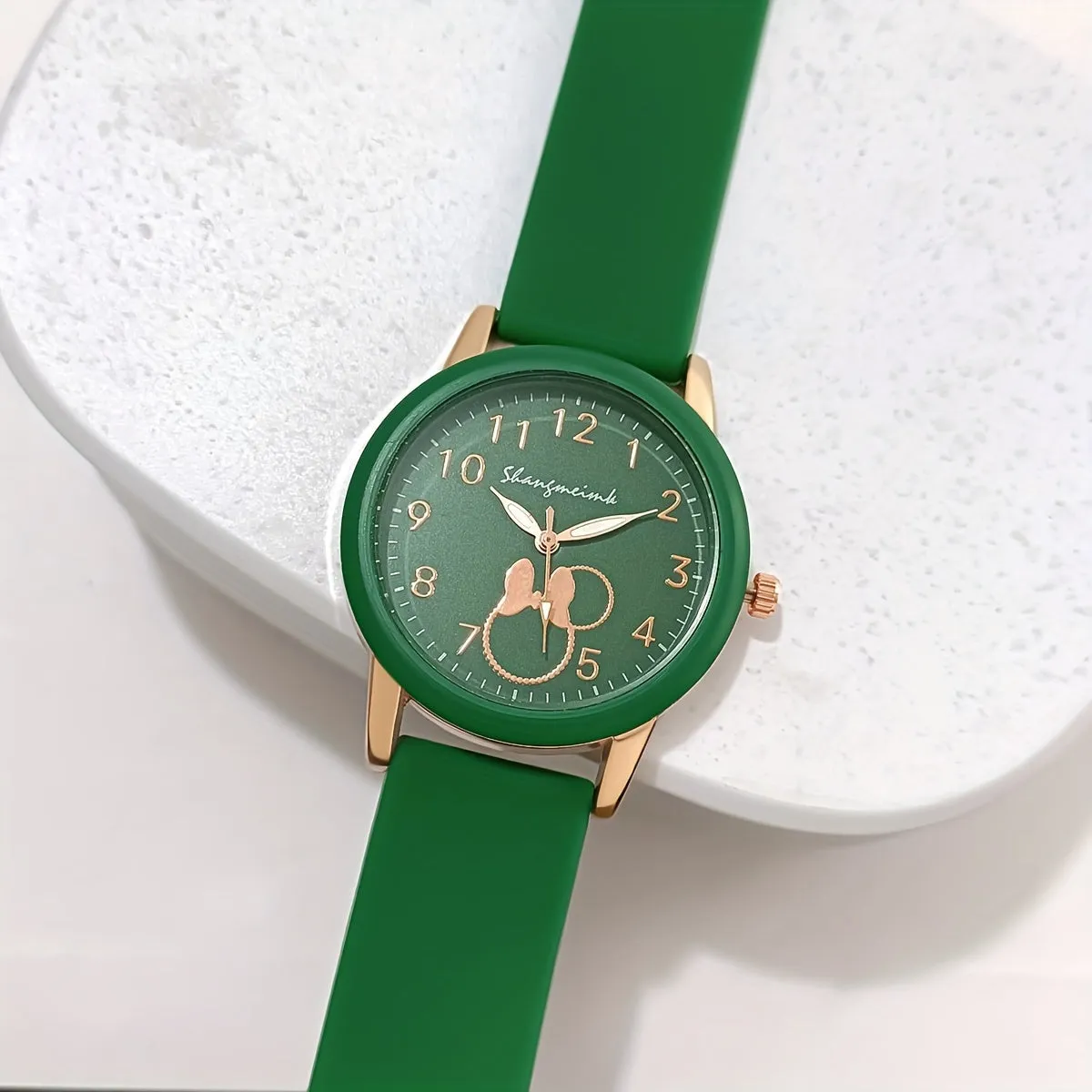Cute Candy Color Silicone Quartz Watch